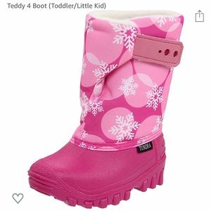 Pink toddler size 4 Winter Snow Boots Excellent